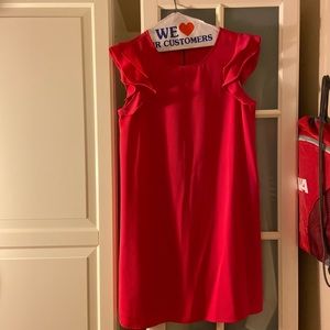 Mid length dress just below the knee